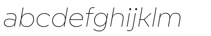 Modica Pro Thin Italic