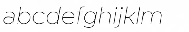 Modica Pro Thin Italic