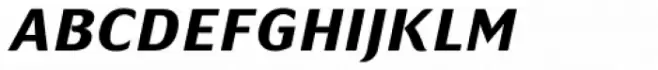 Mondial Plus Bold Italic Caps