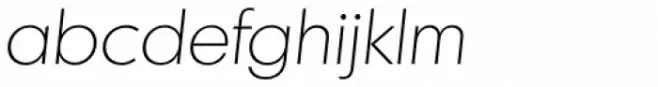 Montreal TS ExtraLight Italic
