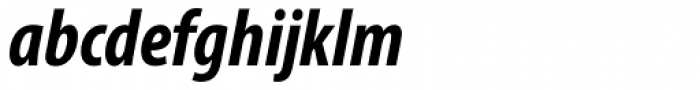 Myriad Pro Cond Bold Italic