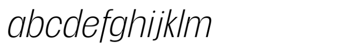 Nabire 1943 Extra Light Italic
