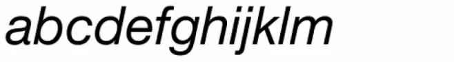 Neue Helvetica Paneuropean 56 Italic