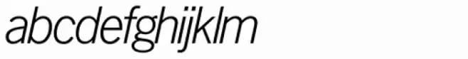 News Gothic SH Light Italic