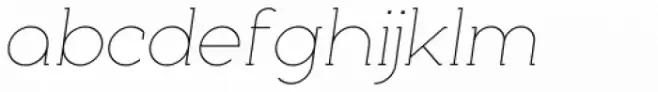 Nokio Slab Alt Extra Light Italic