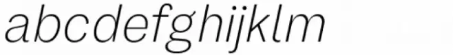 Nomina Extralight Italic