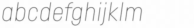 Normatica Thin Italic