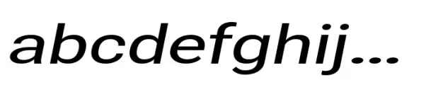 Nu Sans Medium Semi Expanded Slanted