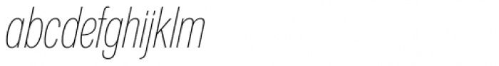 Nuber Next Ultra Light Compressed Italic