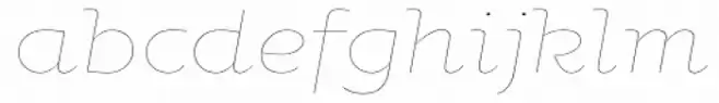 Oksana Cyrillic Alt Thin Italic