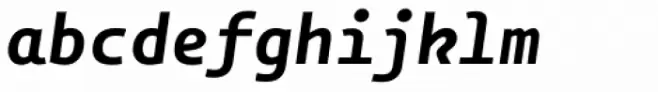 OliveGreen Mono Bold Italic
