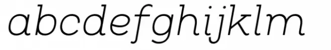 Oman Slab Light Italic