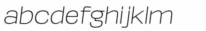 Oorrnnoott Light Wide Italic
