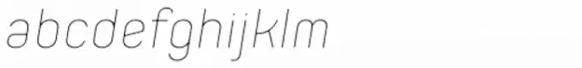 Orev Edge Extra Light Italic