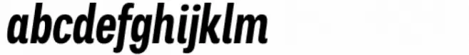 Palo Compressed Semibold Italic