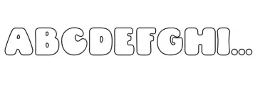 Peachy Delight Family Outlined