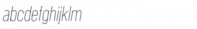 PG Grotesque Narrow Thin Italic