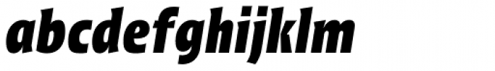 Picador Sans Extra Bold Italic