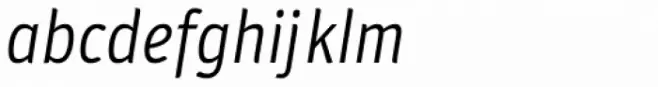 Plantago Condensed Light Italic