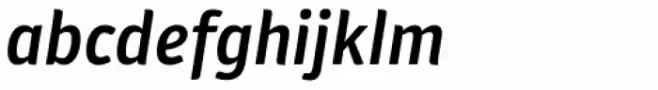 Plantago Semibold Italic