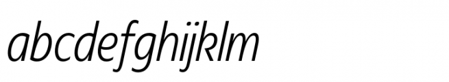 Plau Redonda Compressed Light Italic