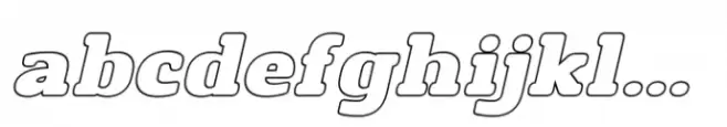 Ports Play Outline Italic