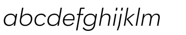 Postea Light Italic