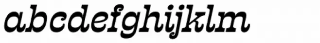 Presley Slab Semi Bold Italic