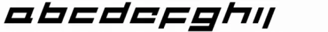 Prosty Wide Black Italic