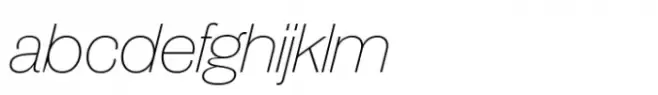 Publish Gothic Expanded Std Thin Italic