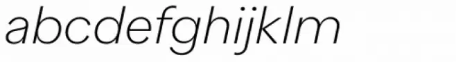 Quarion Extra Light Italic