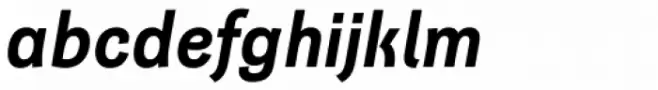 Quartal Extended Bold Italic