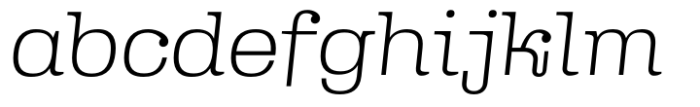 Queensberry Thin Italic