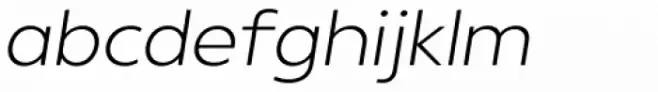Radiate Sans Light Italic