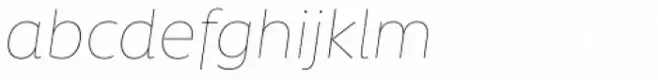 Rawson Thin Italic