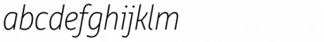 Rehn Condensed Thin Italic