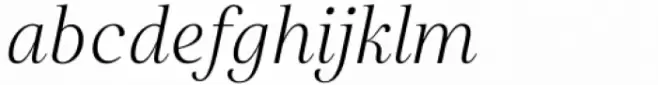 Restora Neue Light Italic
