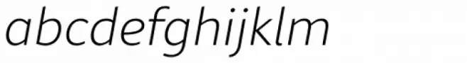 Rival Sans Extra Light Italic
