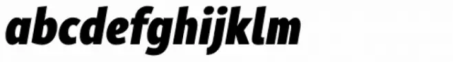 Rival Sans Narrow Black Italic