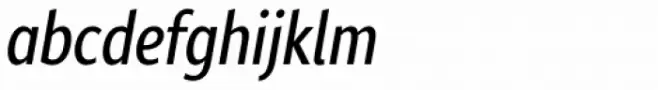 Rival Sans Narrow Regular Italic