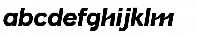 Romena Extra Bold Italic