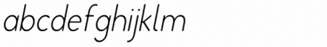 Rondell UltraLight Italic
