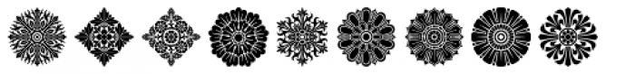 Rosette Ornaments