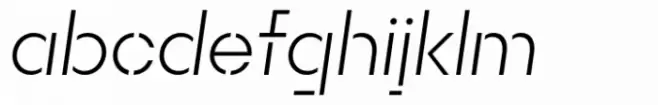 Rothek Stencil Light Italic