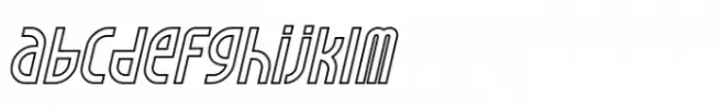 Royagna Outline Italic