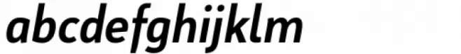 Salda xS Semi Bold Italic