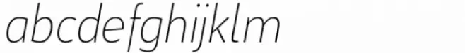 Salda xS Thin Italic