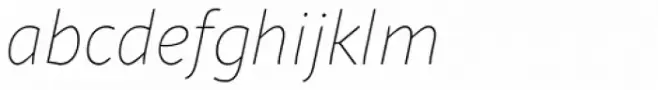 Sana Sans Alt Thin Italic