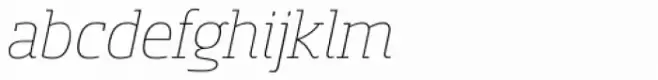 Sancoale Slab Thin Italic