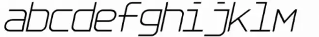 Sansduski Mono Extra Light Oblique